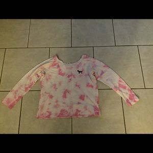 Victoria’s Secret Pink tie dye light sweatshirts